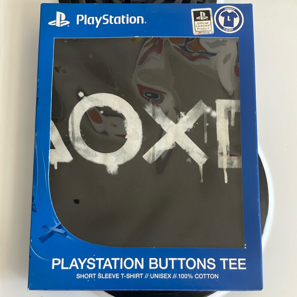 Sony Black Buttons Tee